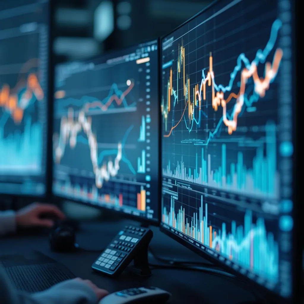 Equipo monitoreando indicadores financieros