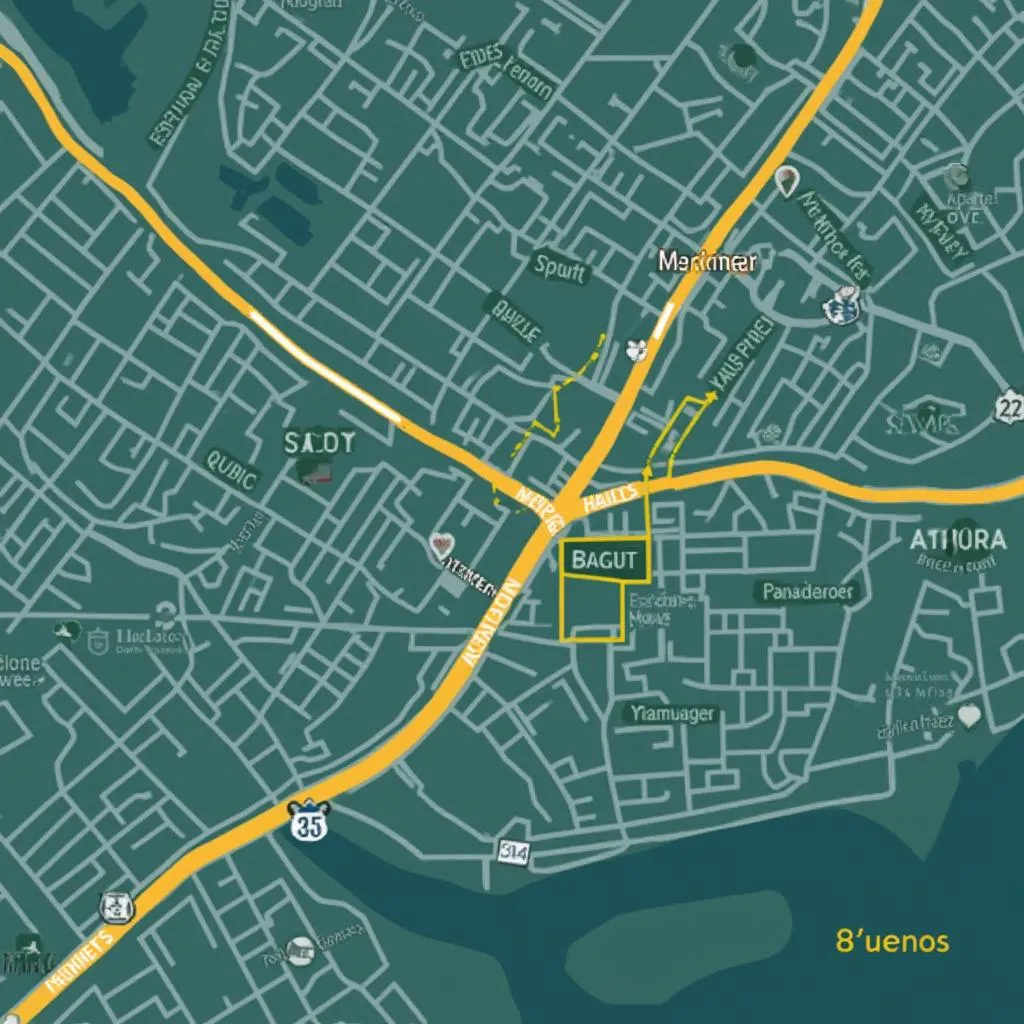 Mapa de ubicación de nuestra oficina en Buenos Aires